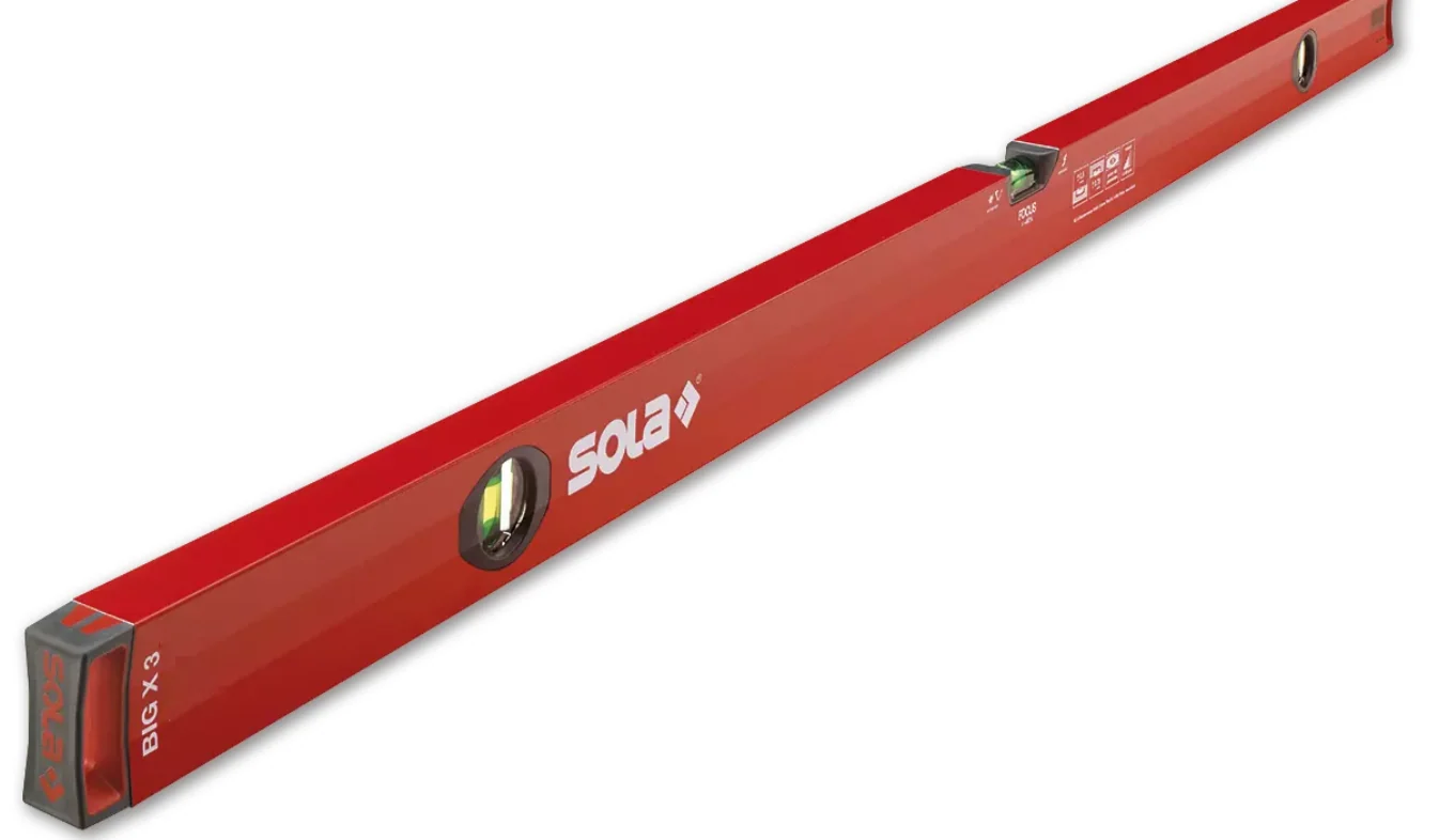 SOLA BIG X 3 Wasserwaage / 100 cm – SOLA-Messwerkzeuge