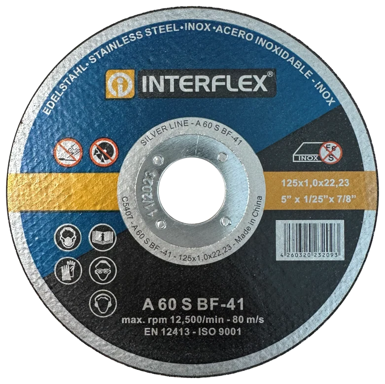Metall / Edelstahl Trennscheibe 115 / 125 mm Interflex