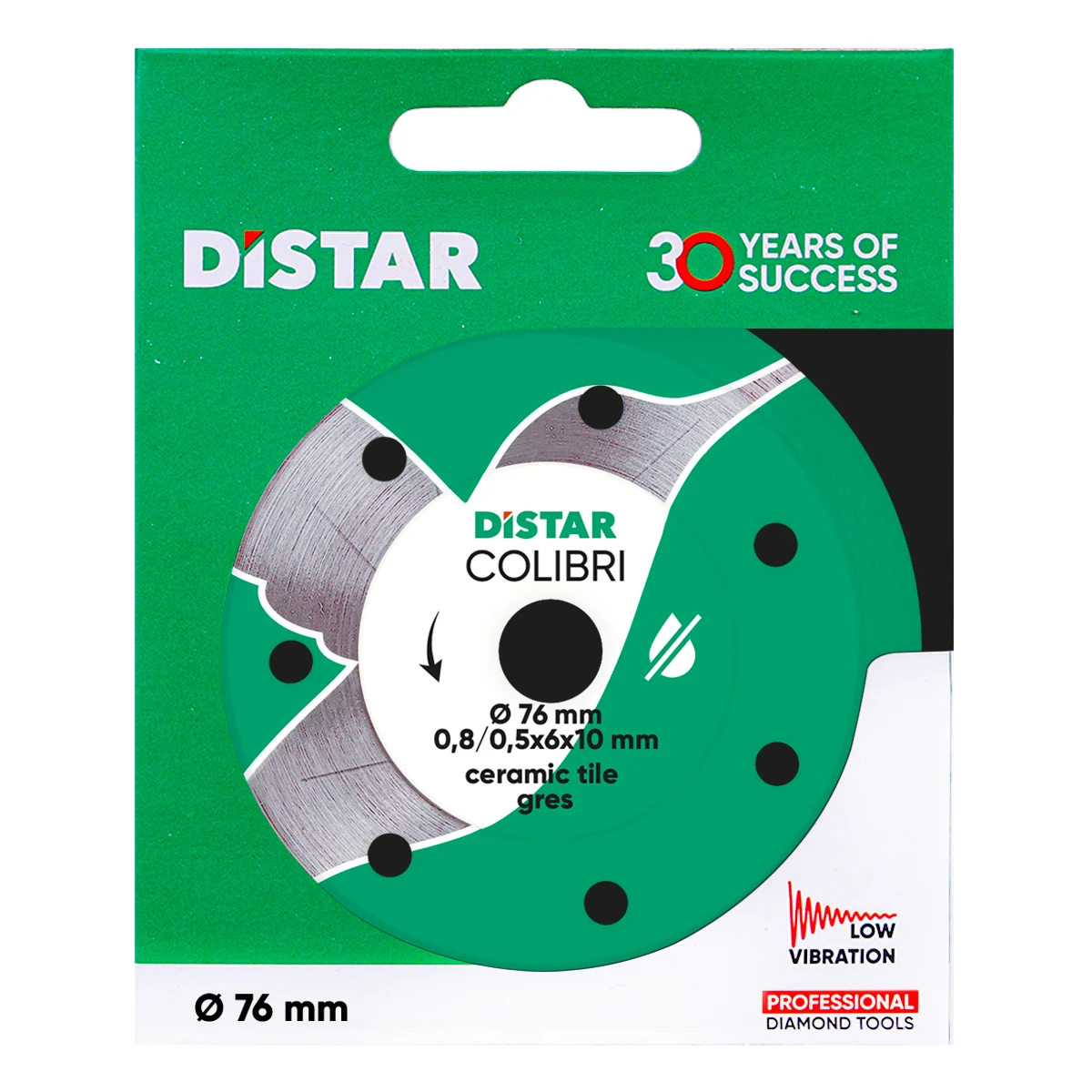 DiSTAR Colibri - 0,8 mm dünne Diamantscheibe Ø 76 mm – Produktbild 6