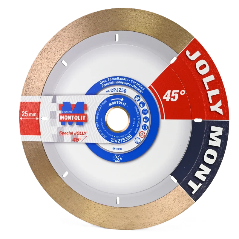 Montolit JOLLYMONT 45° - Diamantscheibe Ø250mm (CPJ250)