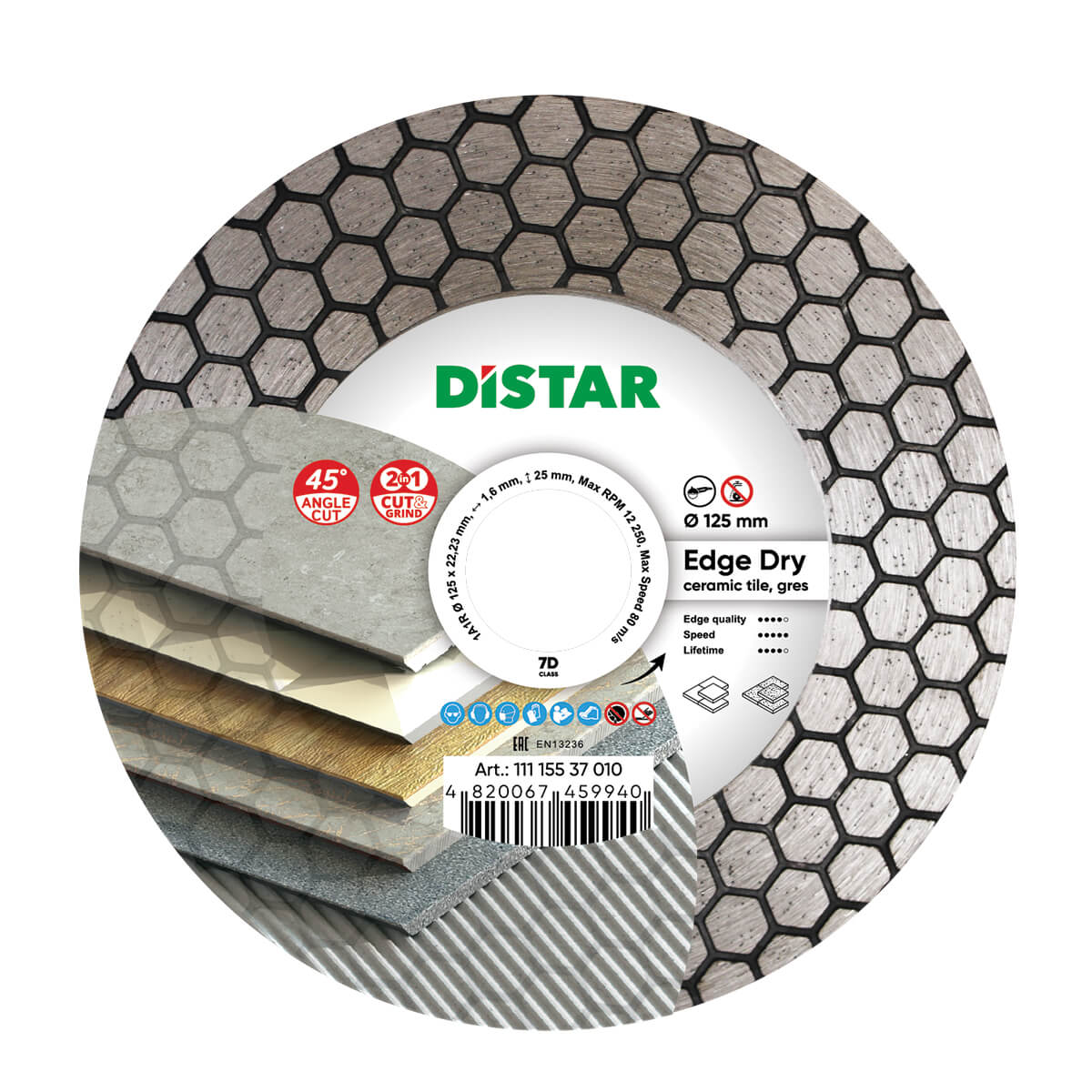DiSTAR Edge Dry / Jolly-Diamantscheibe - Ø 125 mm