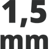 1,5 mm Basis-Set