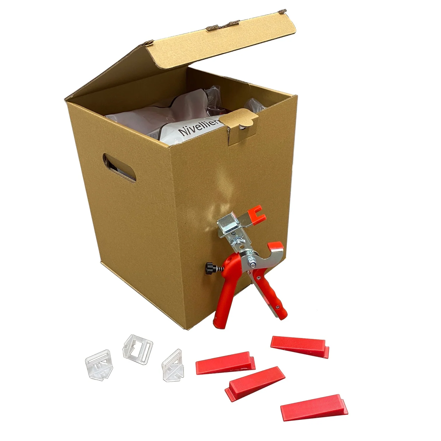 Verlegefix Basis-Set L 2 mm / Metall-Zange / 100 Laschen / 100 Keile – Produktbild 2