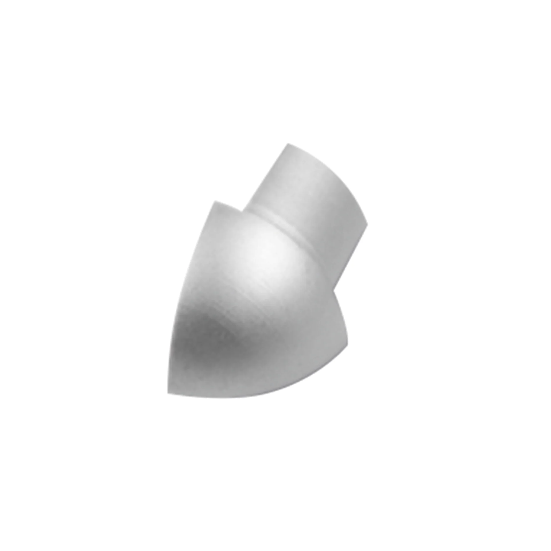 Viertelkreisprofil / Ecken Aluminium silber eloxiert