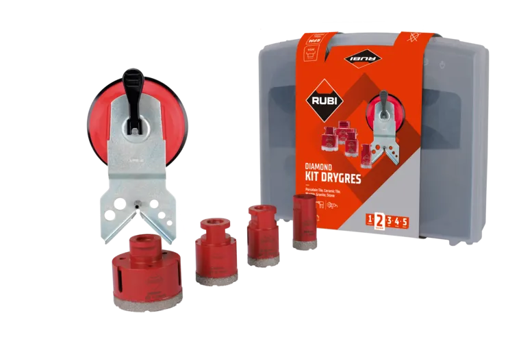 Rubi Bohrkronen-Set trocken "Drygres" / 28, 35, 43, 50, 68 mm (Art. 50936) – Produktbild 2