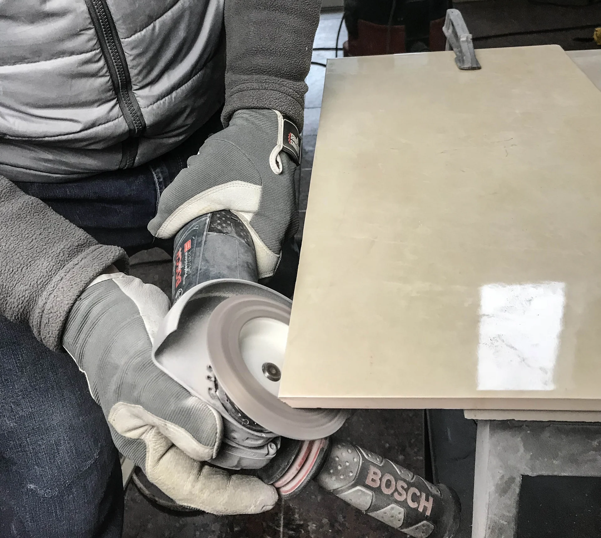 DiSTAR Diamantschleiftopf Hard Ceramics K100 / Wabenform (M14-Aufnahme) - Ø 100 mm – Produktbild 4