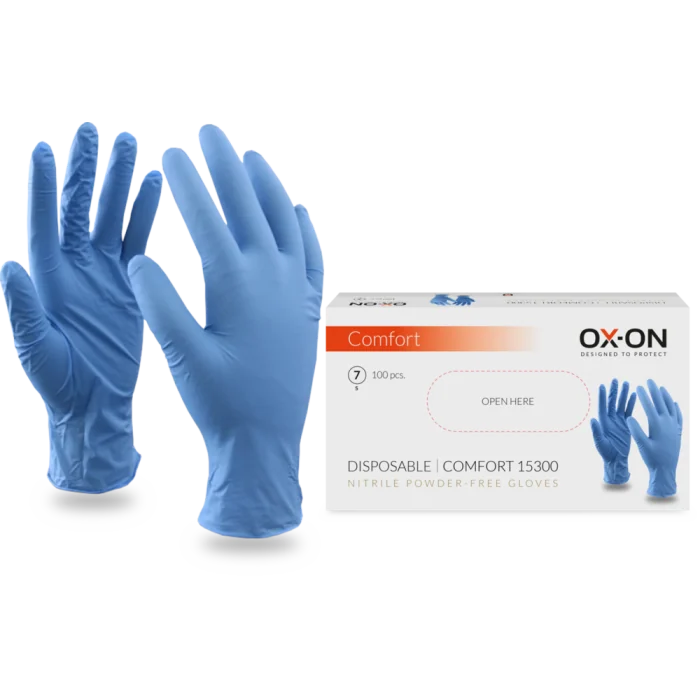 OX-ON Disposable Comfort 15300 - Einweghandschuhe (Box a 100 Stk.)