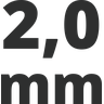 2,0 mm Basis-Set