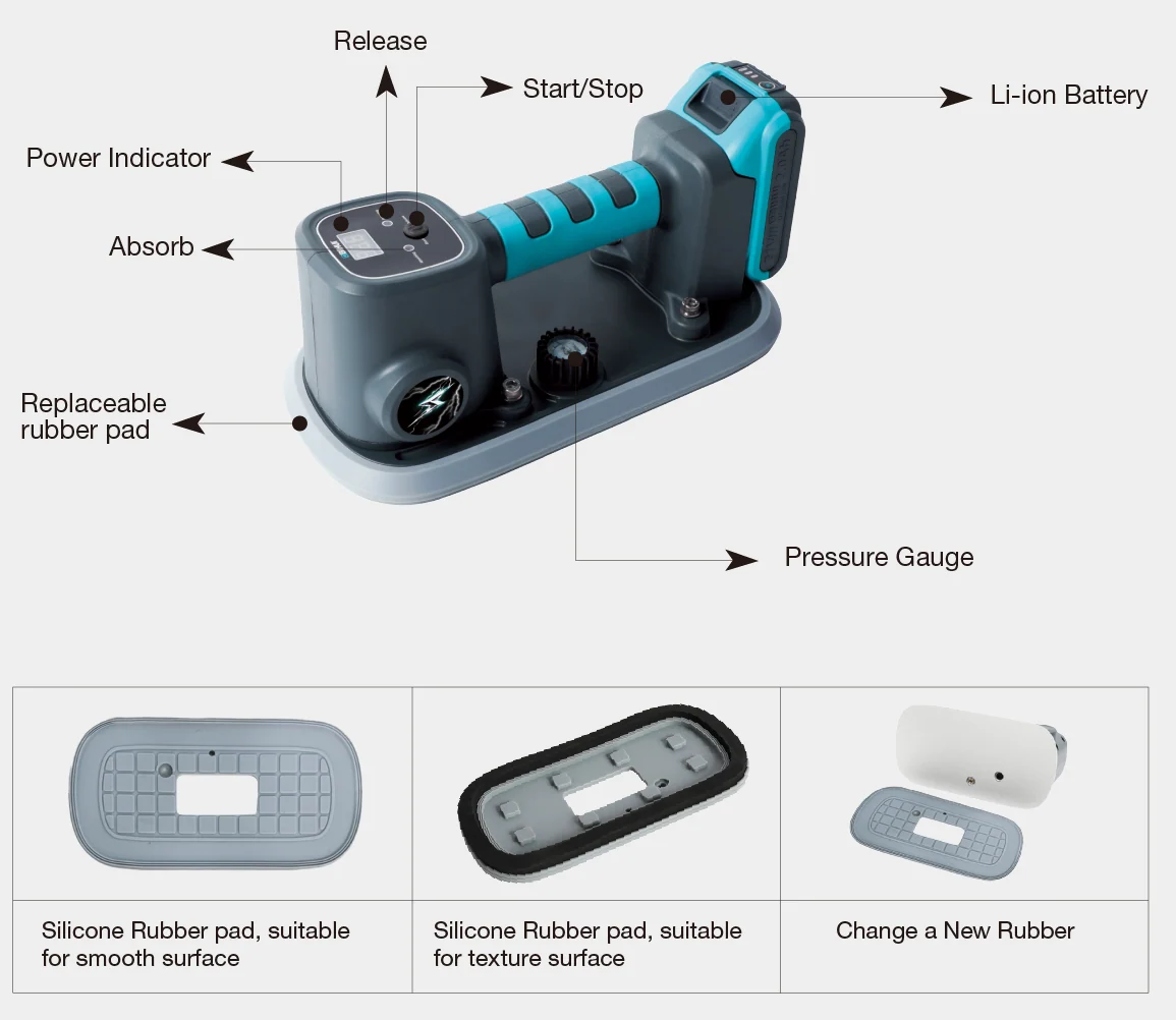 BIHUI - Vakuum-Saugheber elektrisch LFBSL – Produktbild 6