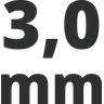 3,0 mm Basis-Set