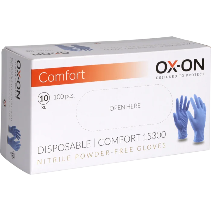 OX-ON Disposable Comfort 15300 - Einweghandschuhe (Box a 100 Stk.) – Produktbild 2