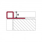 Quadratprofil PVC brillantweiß – Produktbild 2