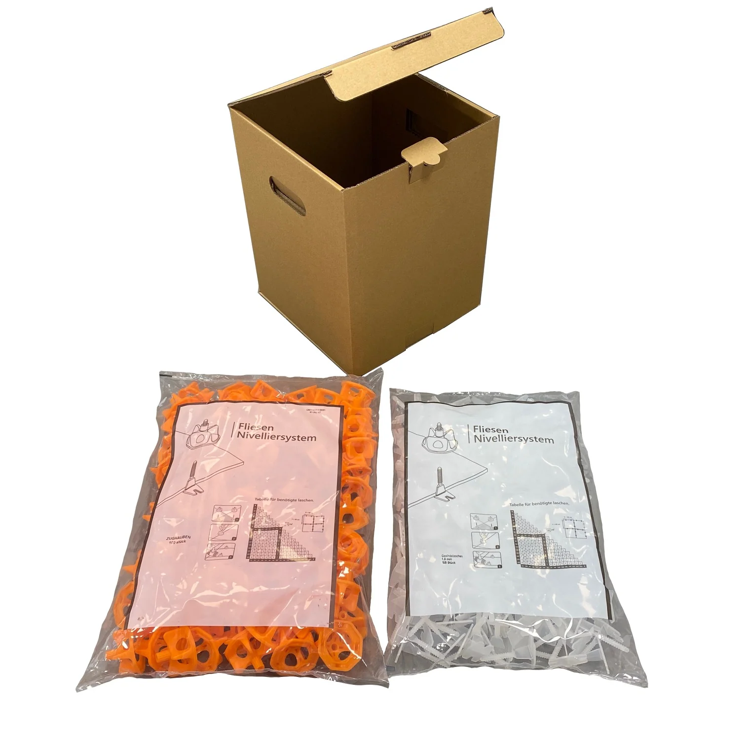 Basis-Set Drehsystem 1,5 mm / 100 Drehköpfe / 250 Laschen – Produktbild 3