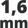 1,6 mm Basis-Set
