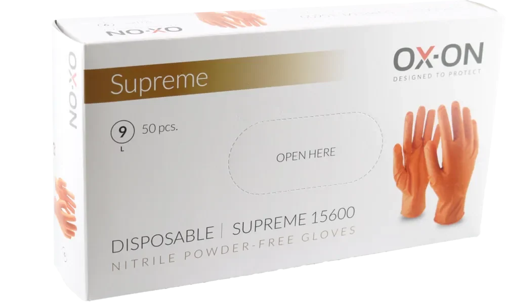 OX-ON Disposable Supreme 15600 - Einweghandschuhe (Box a 50 Stk.) – Produktbild 2