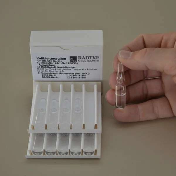 Kalibrierampullen für CM Messgerät / 10 Stück – Radtke