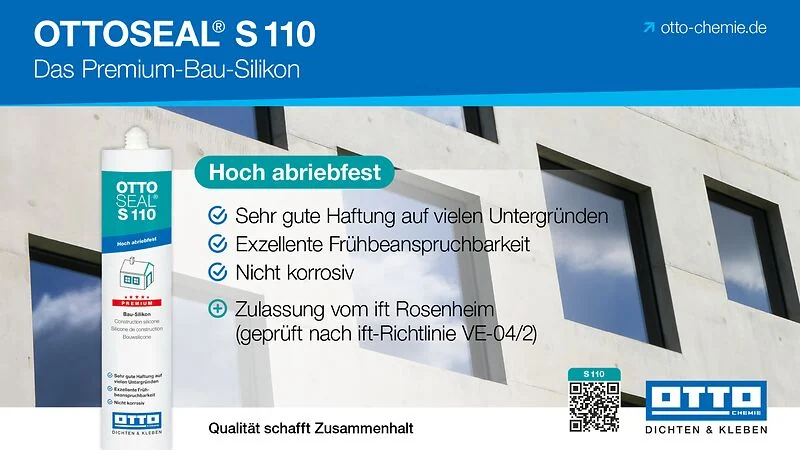 OTTOSEAL® S110 - Das neutralvernetzende Premium-Bau-Silikon – OTTO-Chemie – Produktbild 3