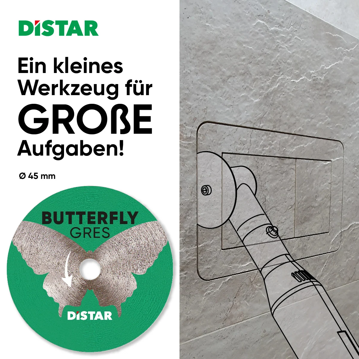 DiSTAR Diamanttrennscheibe "Butterfly" - Ø 45 mm (Nassschnitt) – Produktbild 5