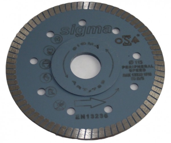 Diamantscheibe Sigma, superdünn 1,2 mm