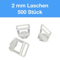 Verlegefix 500 Laschen 2,0 mm Fliesen Nivelliersystem