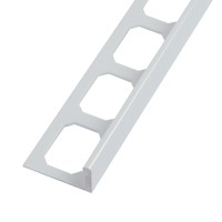 Winkelabschlussprofil Aluminium pulverbeschichtet manhattangrau