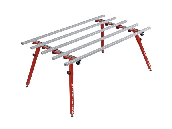 Montolit TABLE-ONE - ausziehbare Werkbank max. 150 x 240 cm (Art.300-20)