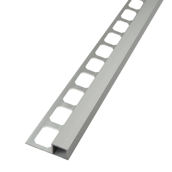 Quadratprofil / Ecken Aluminium silber eloxiert