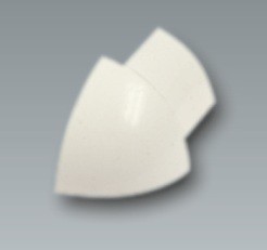 Kunststoff-Außenecke, brillantweiß, Höhe 6 mm