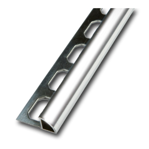 Viertelkreisprofil / Ecken Aluminium silber hochglanzeloxiert