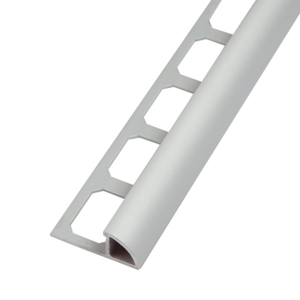 Viertelkreisprofil / Ecken Aluminium silber eloxiert
