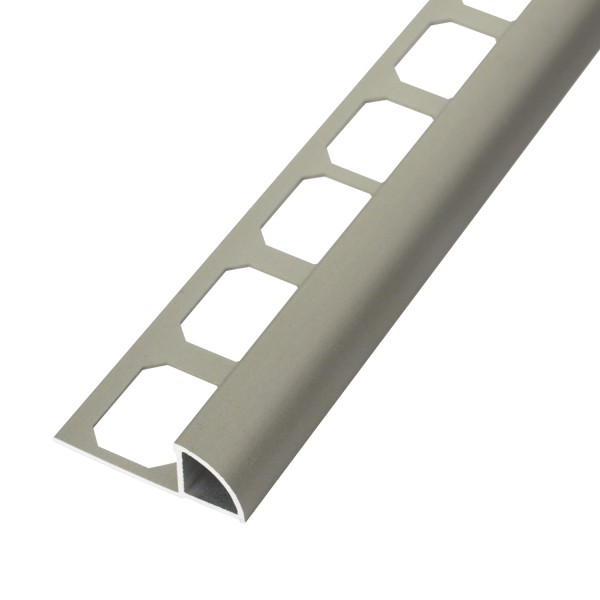 Viertelkreisprofil / Ecken Aluminium titan eloxiert