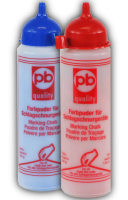 Farbpuder Flasche 400 gr., rot o. blau für Schlagschnurgerät