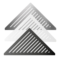 Duschablage V2A (gleichschenklig) Design-Line