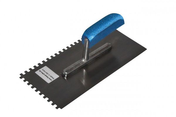 Zahnkelle für Linkshänder 6mm Zahnung Blauer Holzgriff