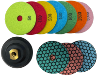 100 mm Trocken-Polierscheiben / Körnung 50 - 3000