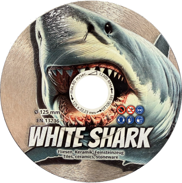 WHITE SHARK - Premium-Diamanttrennscheibe - 125 Ø mm