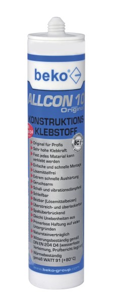 Beko Allcon 10 Konstruktionsklebstoff / Montagekleber 310 ml