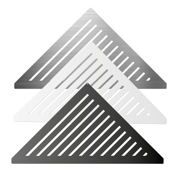 Duschablage V2A (gleichschenklig) Design-Line