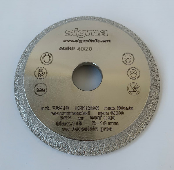 Sigma Diamant-Frässcheibe / 8 mm (Art. 72V08S)
