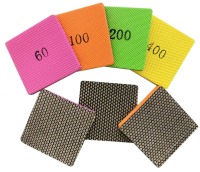 Flexible Diamant-Handpads 60 / 100 / 200 / 400 Körnung