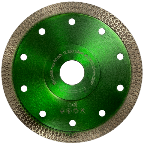 High-End-Diamantscheibe GREEN MAMBA / 125 mm