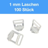 Verlegefix 100 Laschen 1,0 mm Fliesen Nivelliersystem