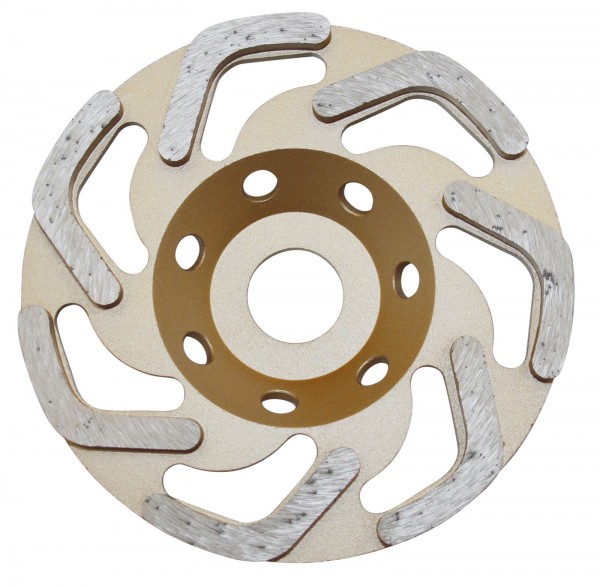 Diamantschleiftopf für Estrich, Beton und Kleberreste 125 mm