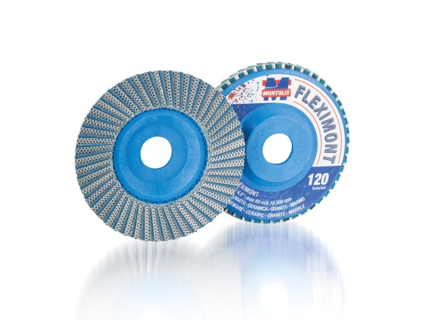 Montolit FLEXIMONT GM – Lamellenschleifscheibe mittel / Ø 115 mm