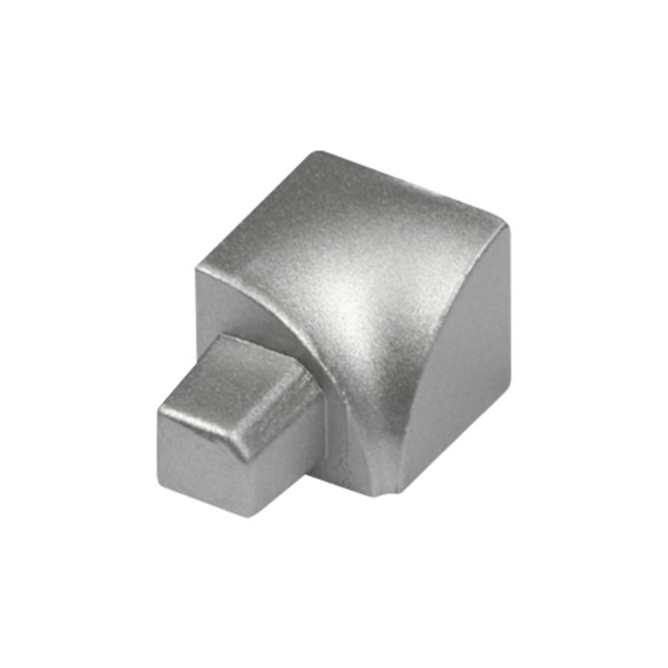 Viertelkreisprofil / Ecken Aluminium silber eloxiert