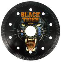 High-End-Diamantscheibe BLACK TIGER, 125 mm, 1,3 mm, Ornamentsegment, verstärkter Flansch